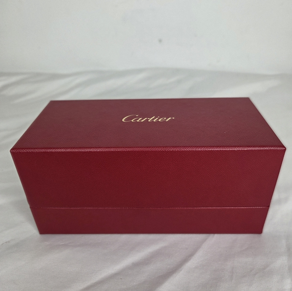 Cartier Elegant Red Sunglasses Storage Box